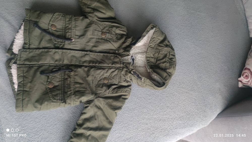 Kurtka parka dla chłopca