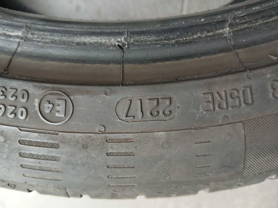 Opony 215/45/17 Continental 6,5mm i 4,5mm F-VAT