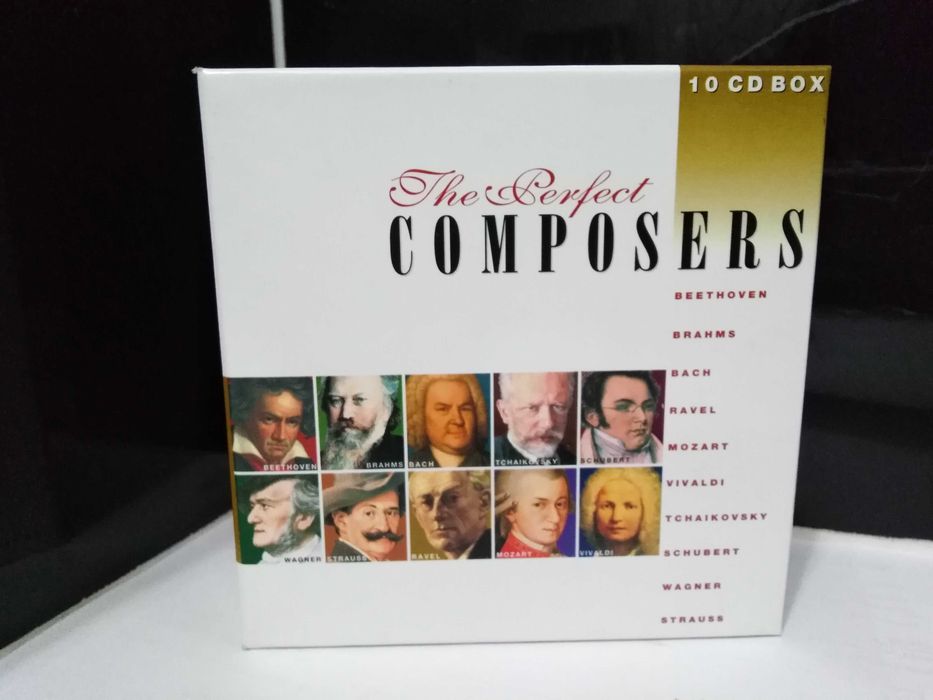 Caixa 10 CDs musica clássica The Perfect Composers - Mozart Beethoven