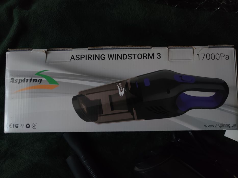 Автомобільний пилосос Aspiring windstorm 3  не вмикається!