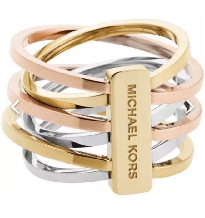 Трьохколірна каблучка Michael Kors (оригінал, розмір 18)