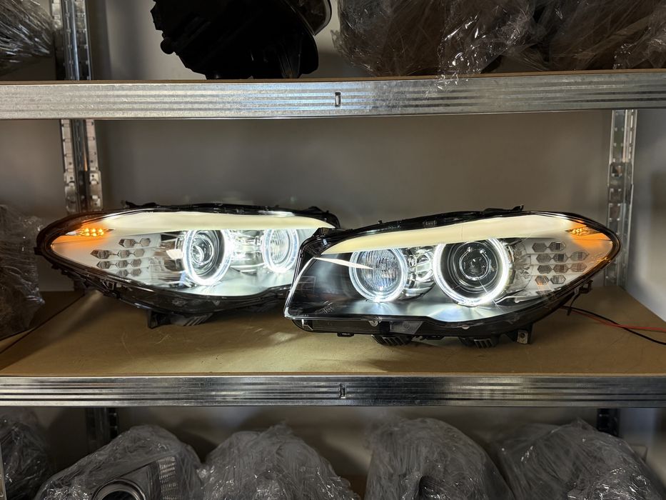 Reflektory BMW F10 F11 Bixenon skretny AFS EU Lampa lewa prawa reflektor prawy lewy