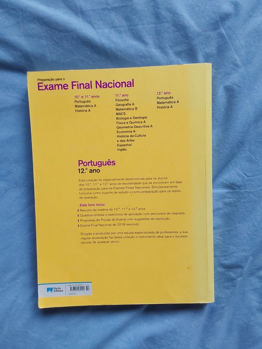 Livro Exames nacionais português  12° ano