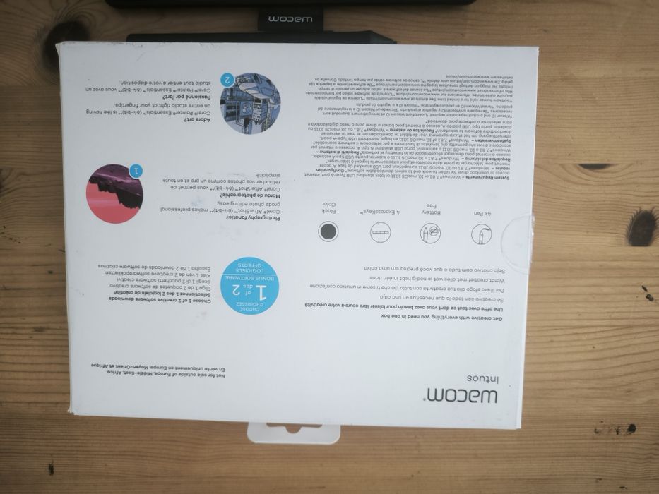 **Wacom Intuos S Bluetooth + Caneta Original + Caixa | Como Nova**