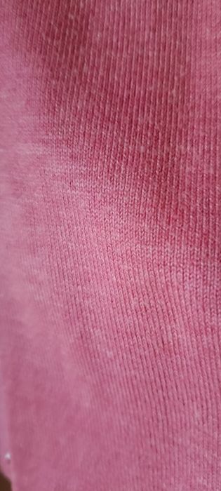 Sweter pudrowy róż rozpinany L/XL
