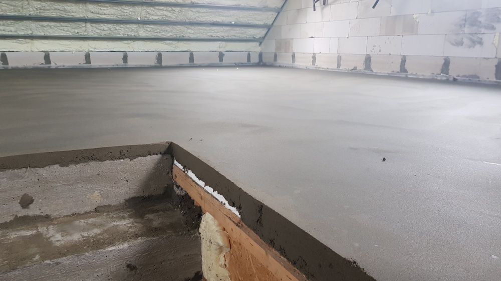 Najtaniej Posadzki wylewki betonowe Mixokretem Zacieranie mechaniczne ...