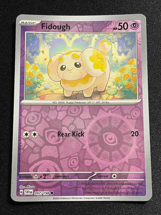 Carta Pokémon Fidough 97/198 Scarlet & Violet