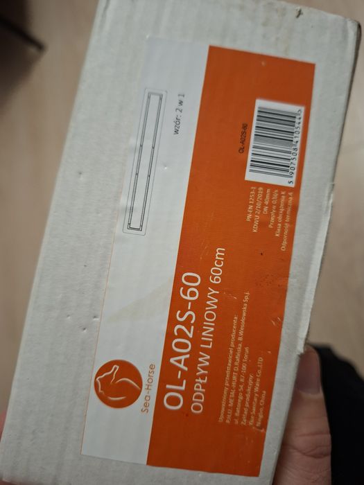 Odpływ liniowy Sea-Horse 60cm / nowy, folia