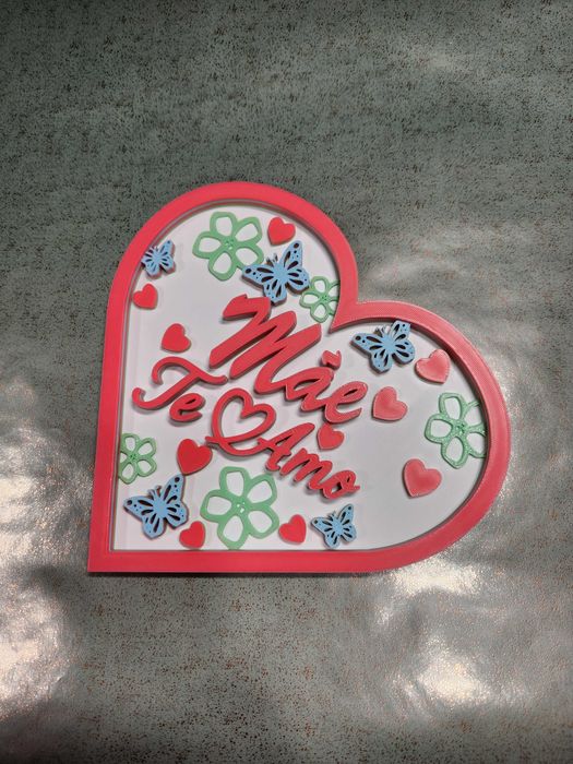 Encante sua mãe lindo coração, no dia das maes