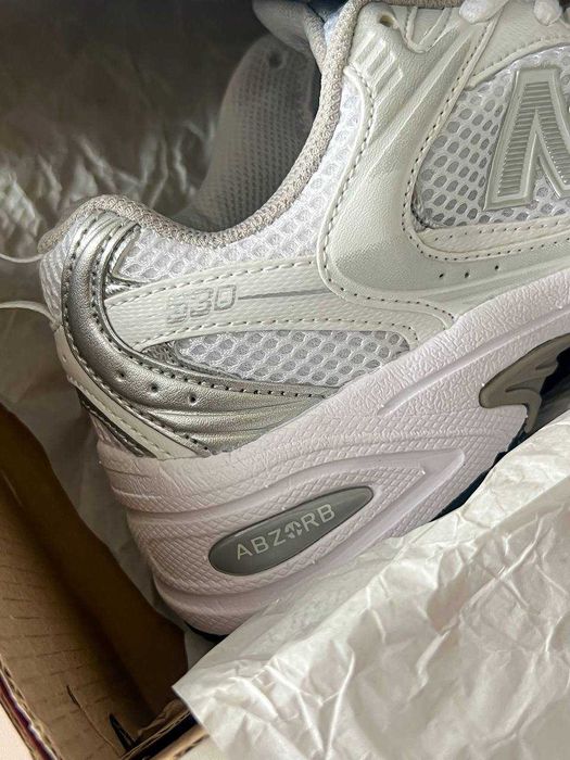 Кросівки New Balance 530 White Silver | кроси Ню Беленс 530 біло-сірі
