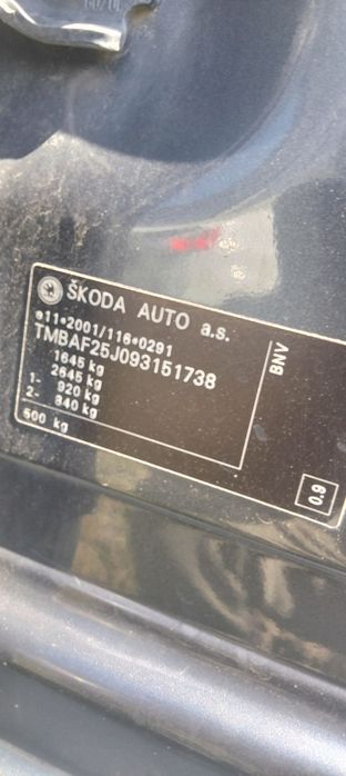 Maska skoda fabia 2