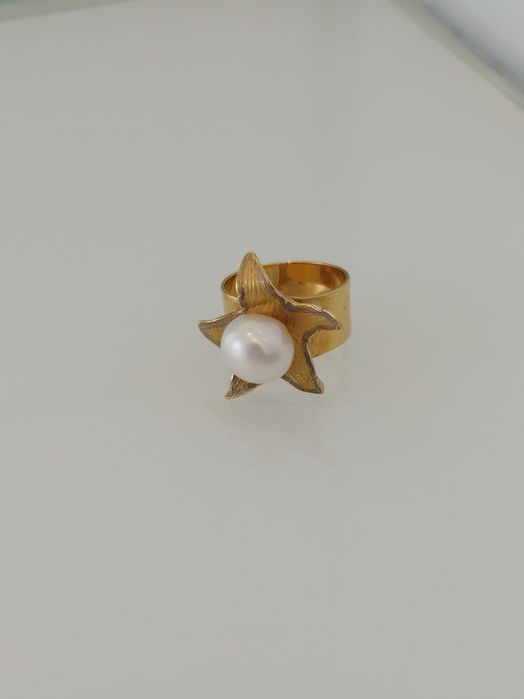Anel em ouro de 19,2kt
