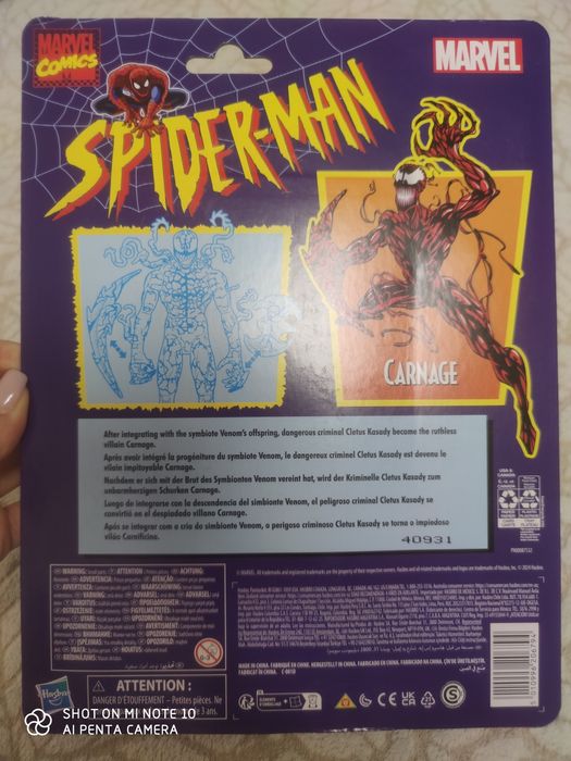 Marvel Comics Spider-Man Carnage Action Figure