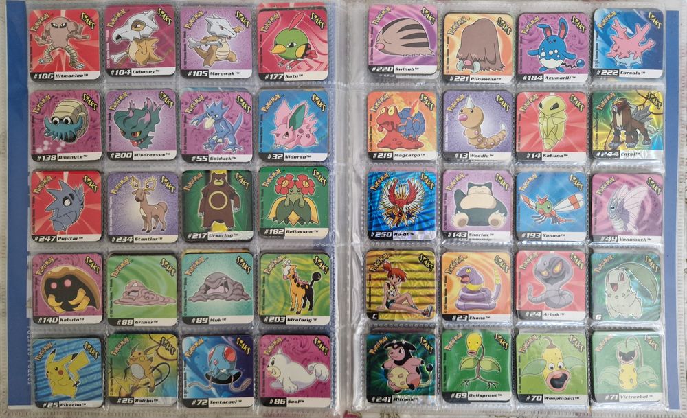 Pokemon Staks 2 Cadernetas