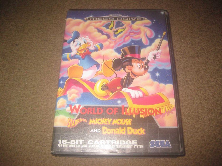 Jogo "World Of Illusion" para Sega Mega Drive