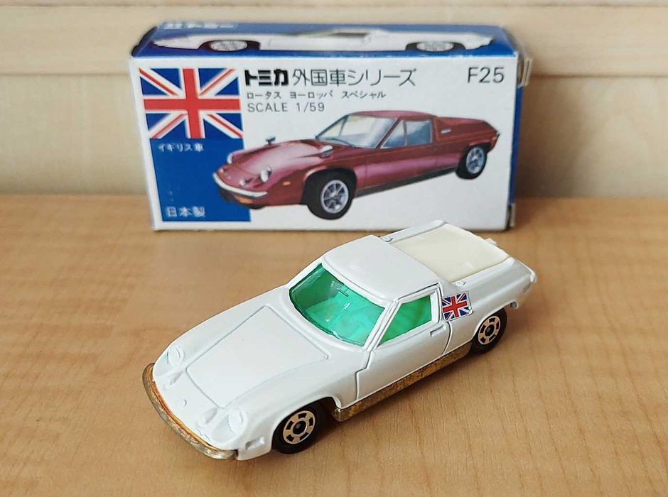 Tomica Japan Blue Box F25-1 Lotus Europa Special