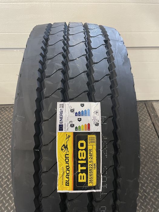 1220netto MOCNA opona 385/65 R22.5 BLACK LION Naczepa 385 65 Szeroka