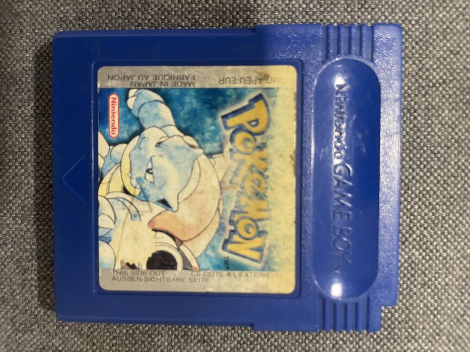 Jogo Pokemon Red e Blue crystal