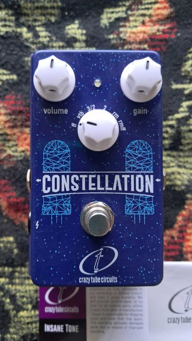 Pedal de efeitos Crazy Tube Circuits Constellation fuzz