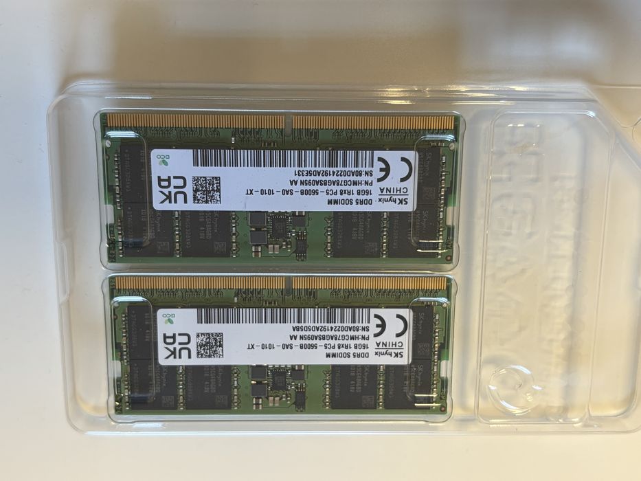 DDR5 SODIMM 2x16gb 5600hz pc5