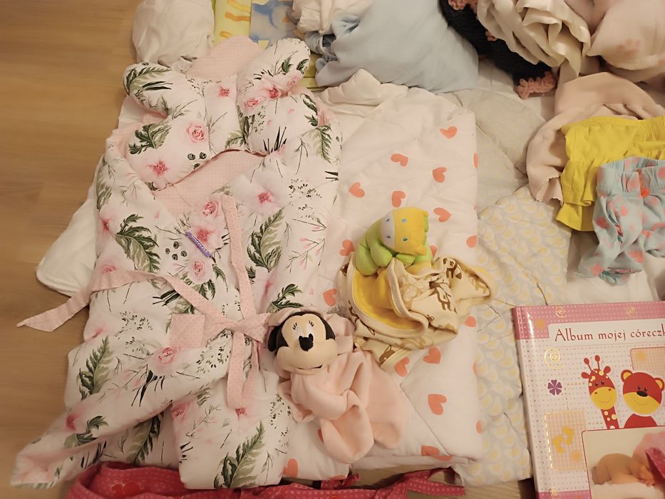 MEGA PAKA niemowlaka kołdra poszewki kocyki grzechotki przytulanki 67s