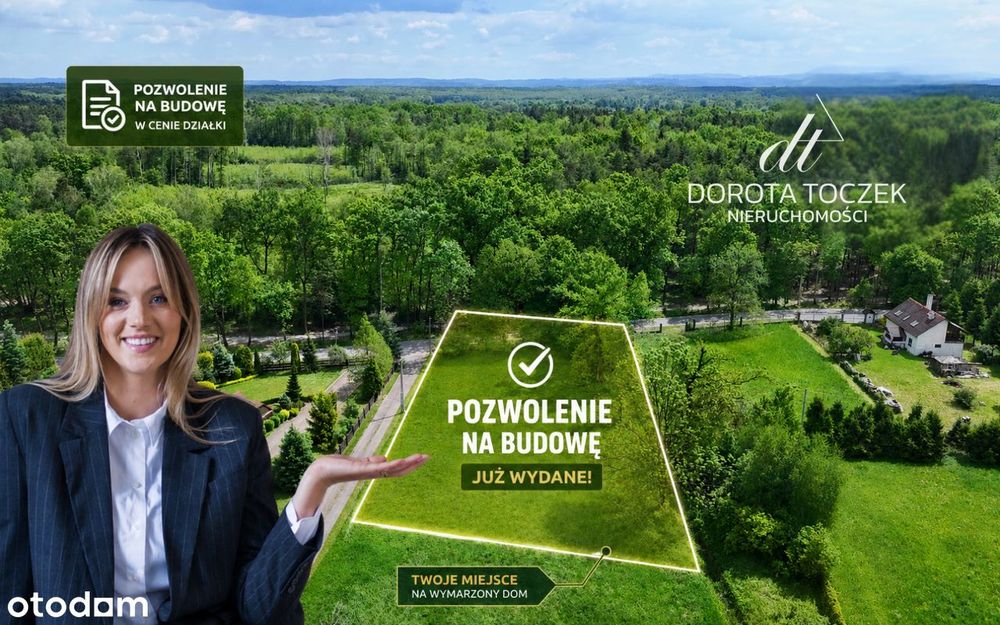 Działka budowlana z pozwoleniem na budowę | Niepołomice | 10,88 m²