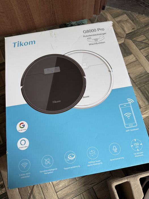 Робот пилосос 2 в1 Tikom g8000 Pro