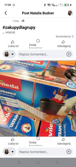 Mop płaski vileda