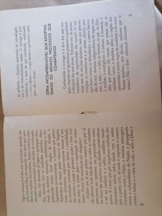 Dr. OLIVEIRA SALAZAR Alocução aos Legionários Portugueses 1938