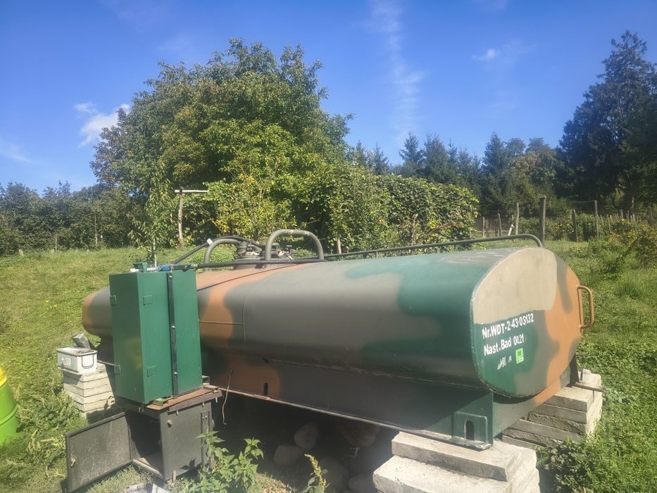 Dystrybutor beczka paliwa 5000l z wojska NOWA