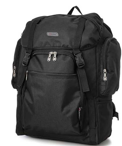 Plecak czarny,  55 x 40 x 20 cm