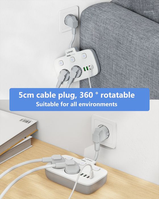 Удлинитель розетка usb - 6 в 1