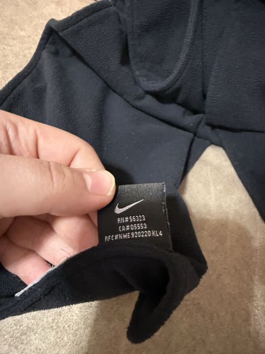 Szalik szal polarowy Nike small logo swoosh  y2k retro vintage