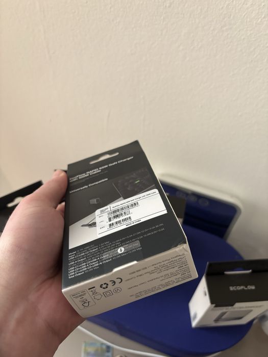 павербанк EcoFlow RAPID Magnetic 5000mAh 65W Срібний/Чорний Новий