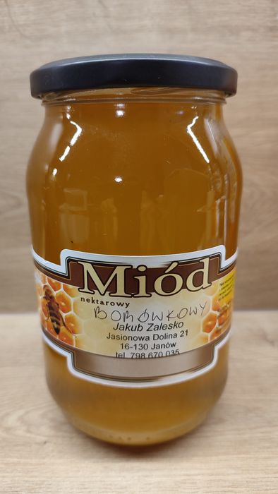 Miód borówkowy z własnej pasieki