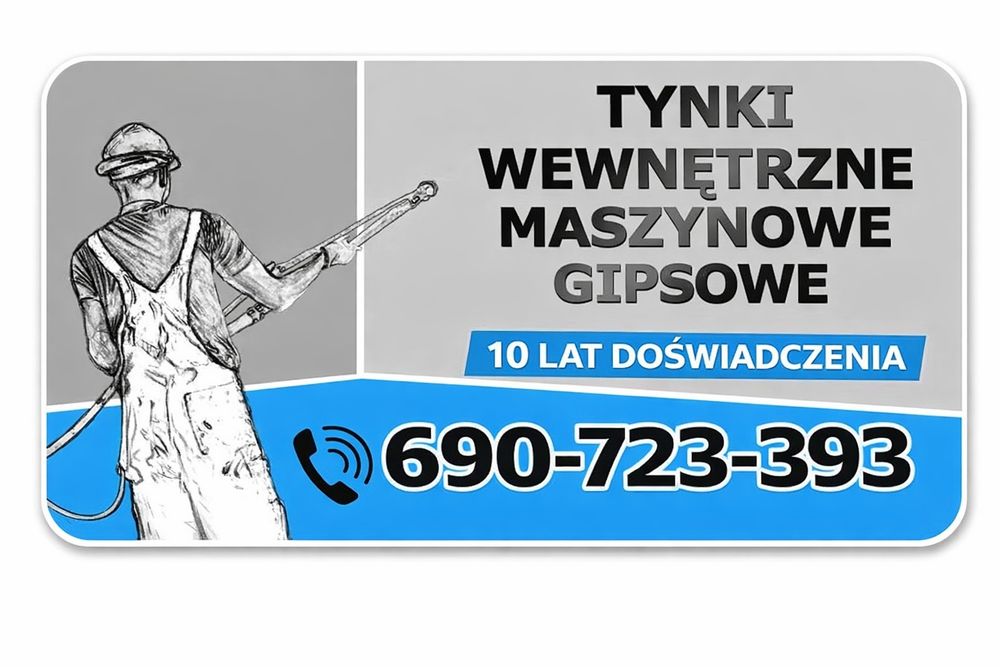 Tynki Maszynowe Gipsowe Twarde pod malowanie! Knauf Diamant
