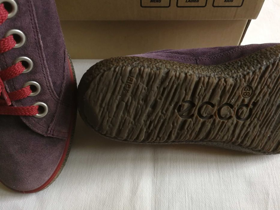 Ecco sneakersy niskie fioletowe rozm.38