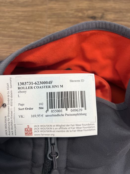 чоловіча тепла жилетка фліска jack wolfskin stormlock нова оригінальна