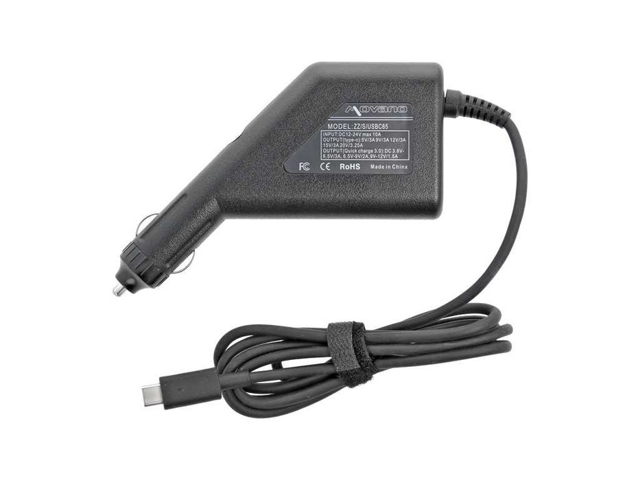 Ładowarka Zasilacz Samochodowy Movano 65W USB type C USB-C