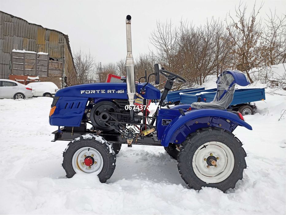 Мототрактор Forte RT 161 ФОРТЕ + Фреза і Плуг Доставка Гарантія Сервіс