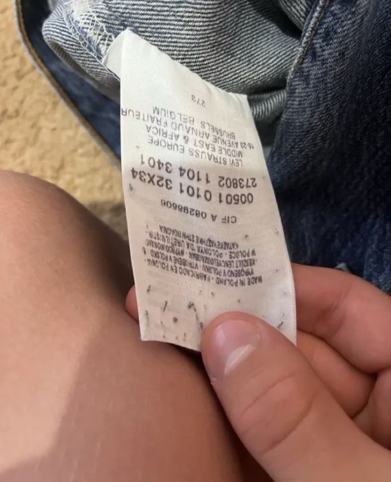 Джинси Levi's, розмір 32, синій колір