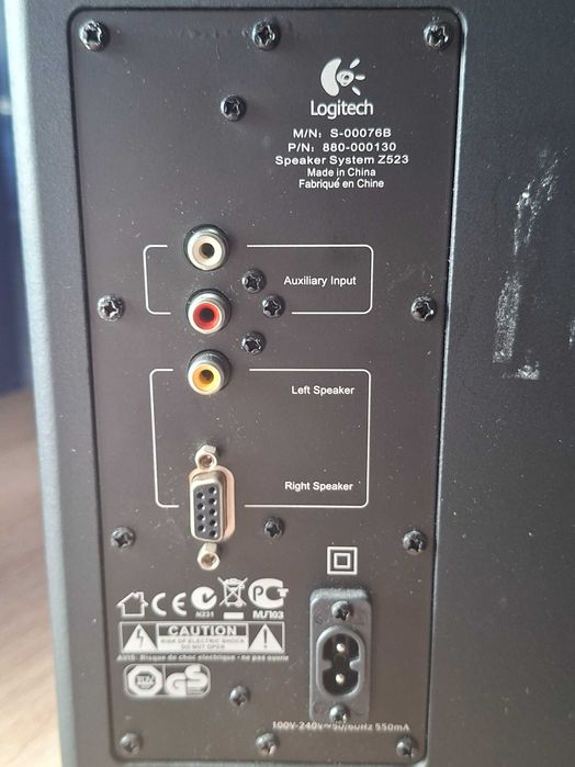 Głośniki Logitech Z523 | 40W RMS | Komplet