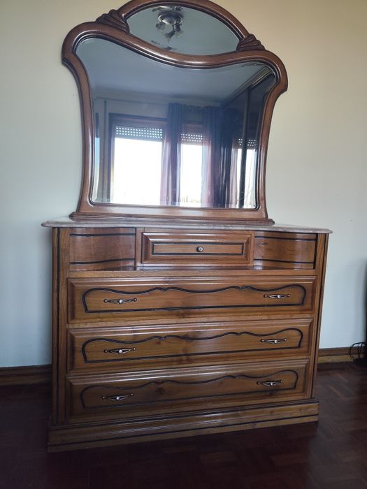 Conjunto mobília de quarto madeira