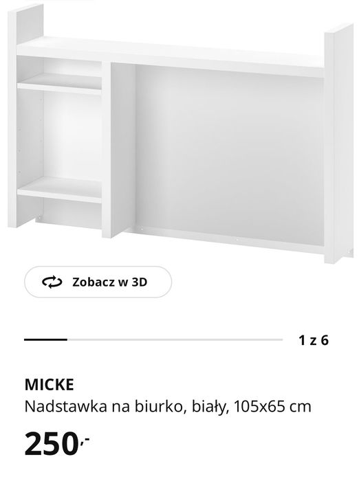 Nadstawka na biurko IKEA