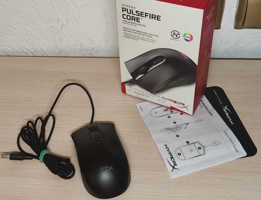 Ігрова мишка HyperX Pulsefire Core USB Black