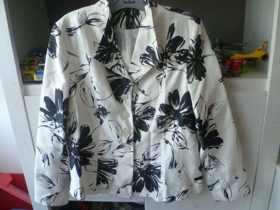 Marynarka damska 2 szt, żakiet Pióro 42-44 L XL