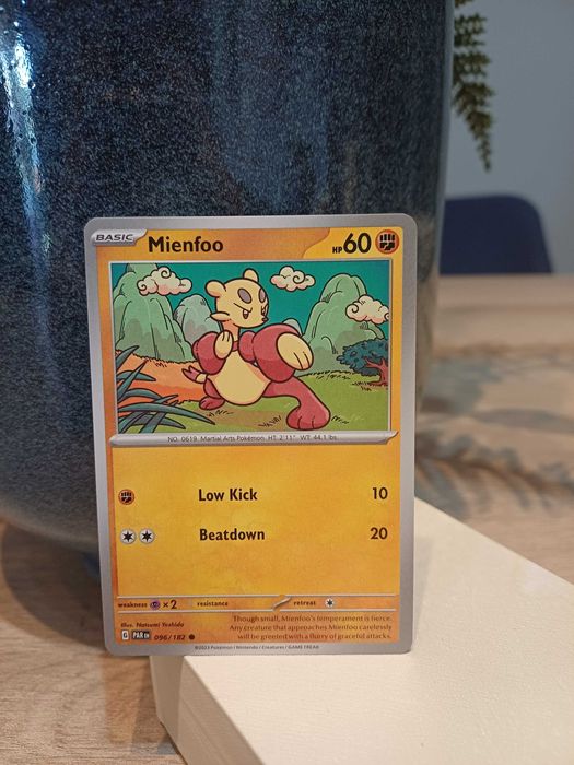 Carta Pokémon Mienfoo #96