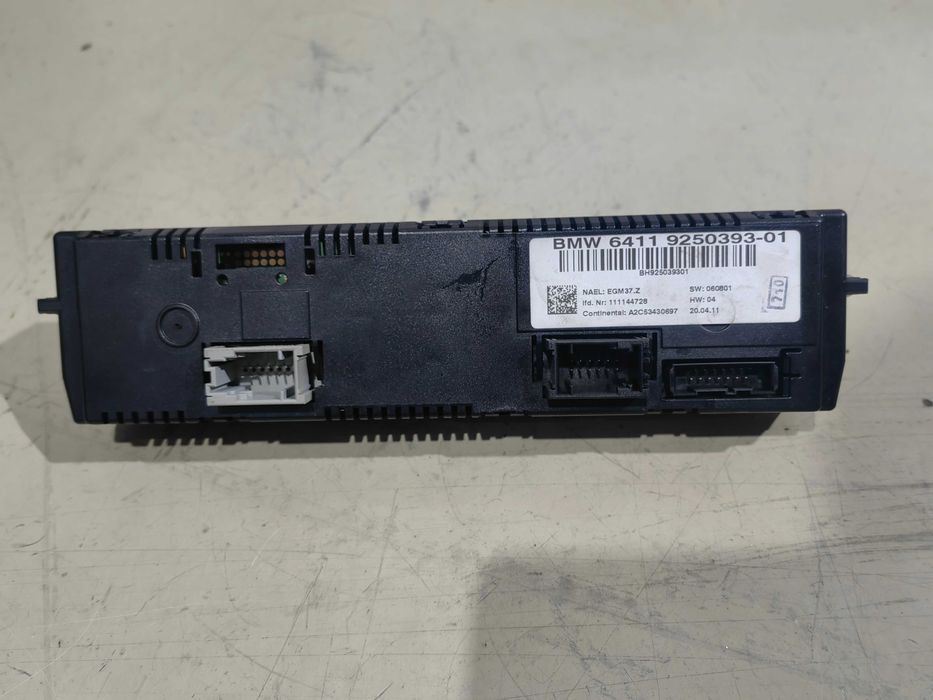 Climatronic / Controlador Sofagem BMW  E8x/E9x  925.0393
