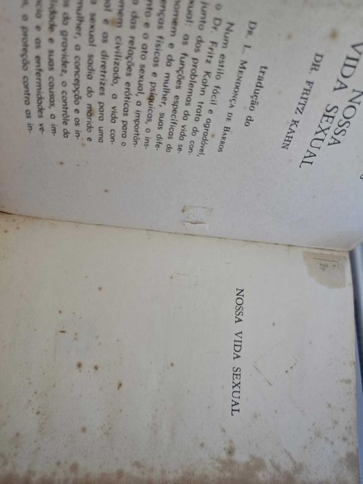 Nossa Vida Sexual - Fritz Kahn