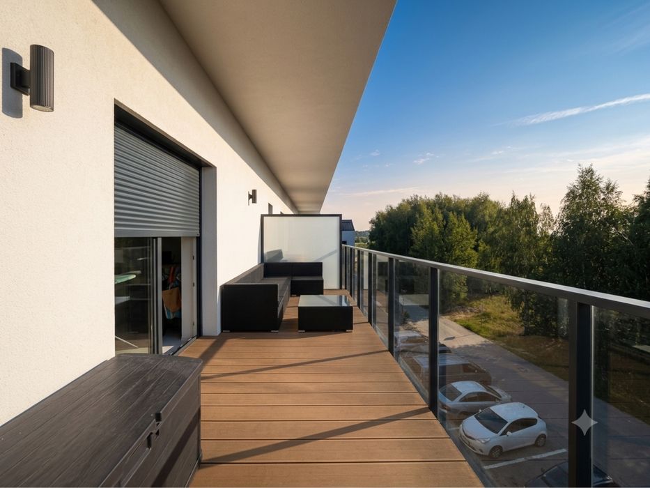 Smart Apartament z tarasem, pięknym widokiem oraz 2 miejscami w garażu podziemnym z ładowarką
